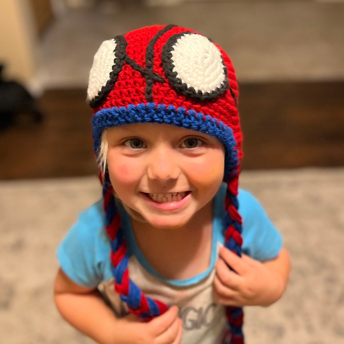 Spiderman Crochet Beanie Etsy