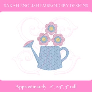 Regadera Mini Sketch Stitch Machine Embroidery Design - ARCHIVO DIGITAL - Descarga instantánea