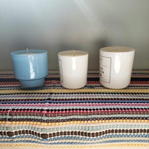 Conjunto de velas de cera de soja com aroma de Bum Bum brasileiro – Feito à mão em potes reaproveitados | 12oz | Inspirado por Sol de Janeiro Cheirosa 62