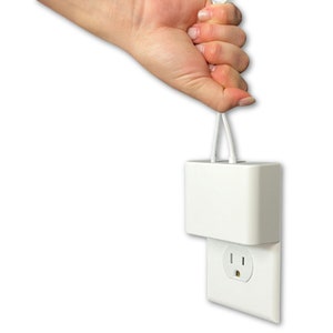 Permaplug: Custom Phone Charger Lock System - Lock Your Phone Charger Into Place (Includes Charger, Cable, Locking Cover, & Screw)