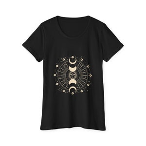 Moon Phases Women&#39;s Organic Short Sleeve T-Shirt