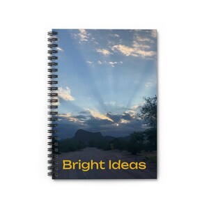 Bright Ideas Spiral Notebook - Ruled Line