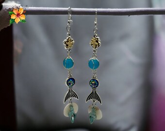 Mermaid Tail Earrings