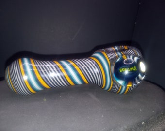 Sublime Hand Blown Glass Tobacco pipe "Doin Time"