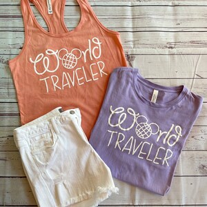 World Traveler Shirt Disney Epcot Disney Parks