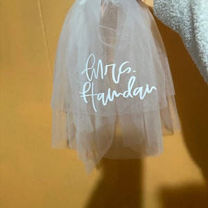 Personalized Bridal Veil image 4