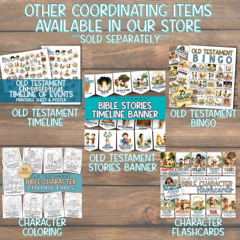 Old Testament Books of the Bible Banner | Printable Christian ...