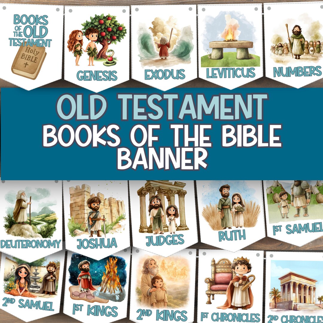 Old Testament Books of the Bible Banner | Printable Christian ...