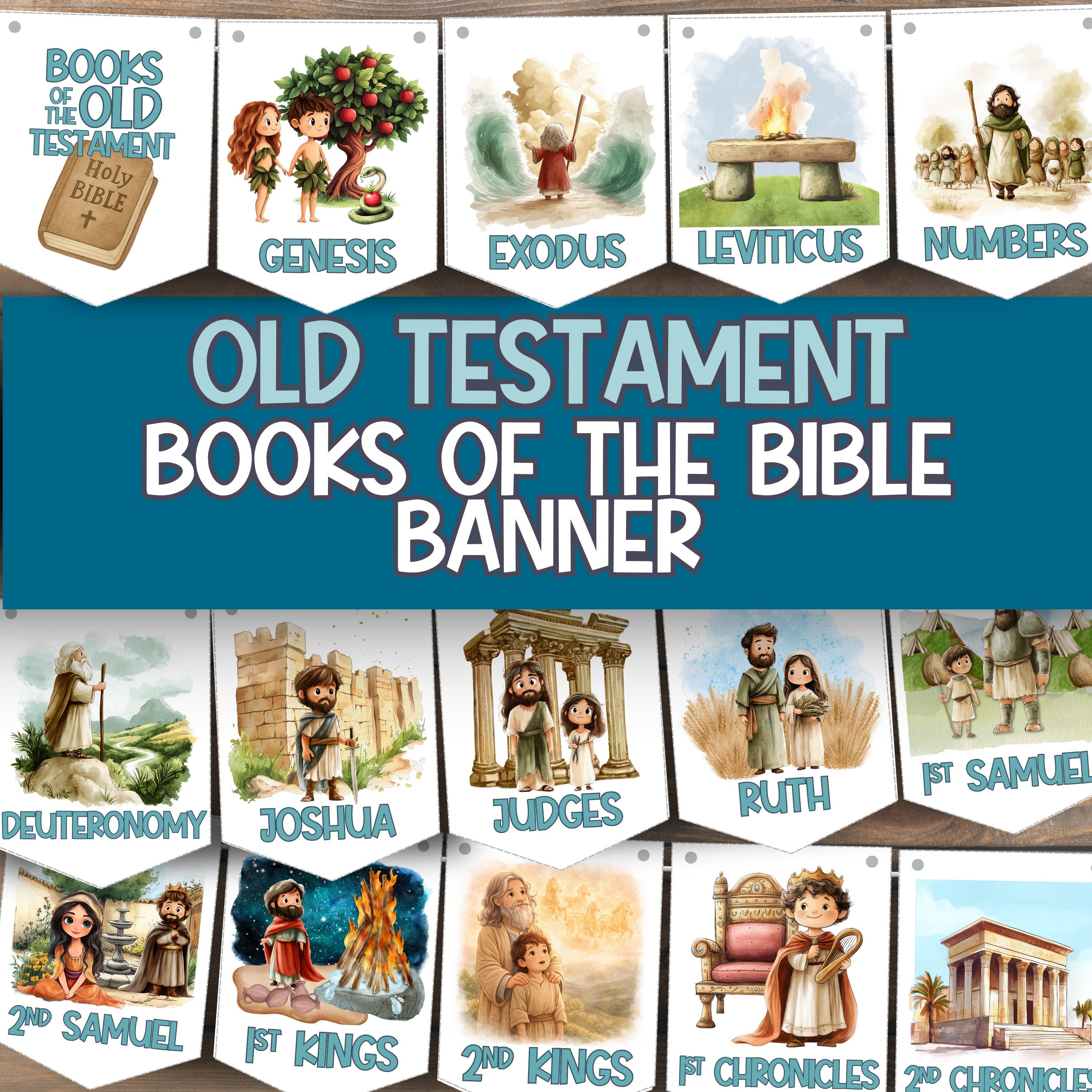 Old Testament Books of the Bible Banner | Printable Christian ...