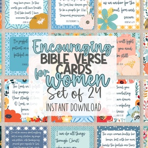 Bibel Vers Speicherkarten für Frauen Ermutigung | Schriftstudie | Geschenk für Mama | Mädchen | Erbauliche Botschaften | Liebe zu Jesus | Gottes Verheißungen