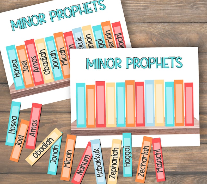 Books of the Bible Game Kids Memory Sorting Activity | Printable Church Learning | Sunday School Lesson | Youth Ministry | Homeschool Work image 4
