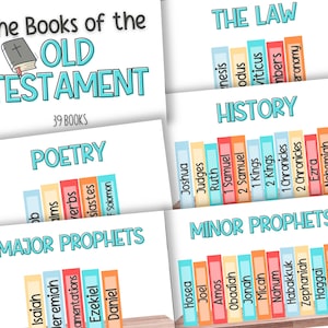 Books of the Bible Game Kids Memory Sorting Activity | Printable Church Learning | Sunday School Lesson | Youth Ministry | Homeschool Work image 2