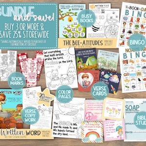 Books of the Bible Game Kids Memory Sorting Activity | Printable Church Learning | Sunday School Lesson | Youth Ministry | Homeschool Work image 10