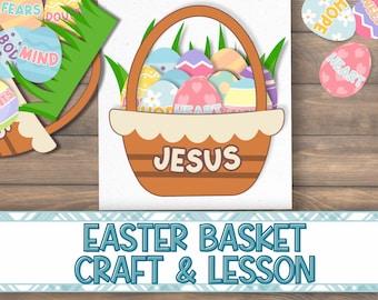 Christ Centered Easter Craft for Sunday School Lesson | Religious Activity for Preschoolers | Engaging Christian Craft | Youth Ministry |