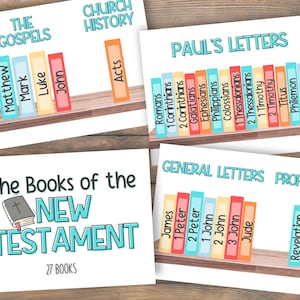 Books of the Bible Game Kids Memory Sorting Activity | Printable Church Learning | Sunday School Lesson | Youth Ministry | Homeschool Work image 3