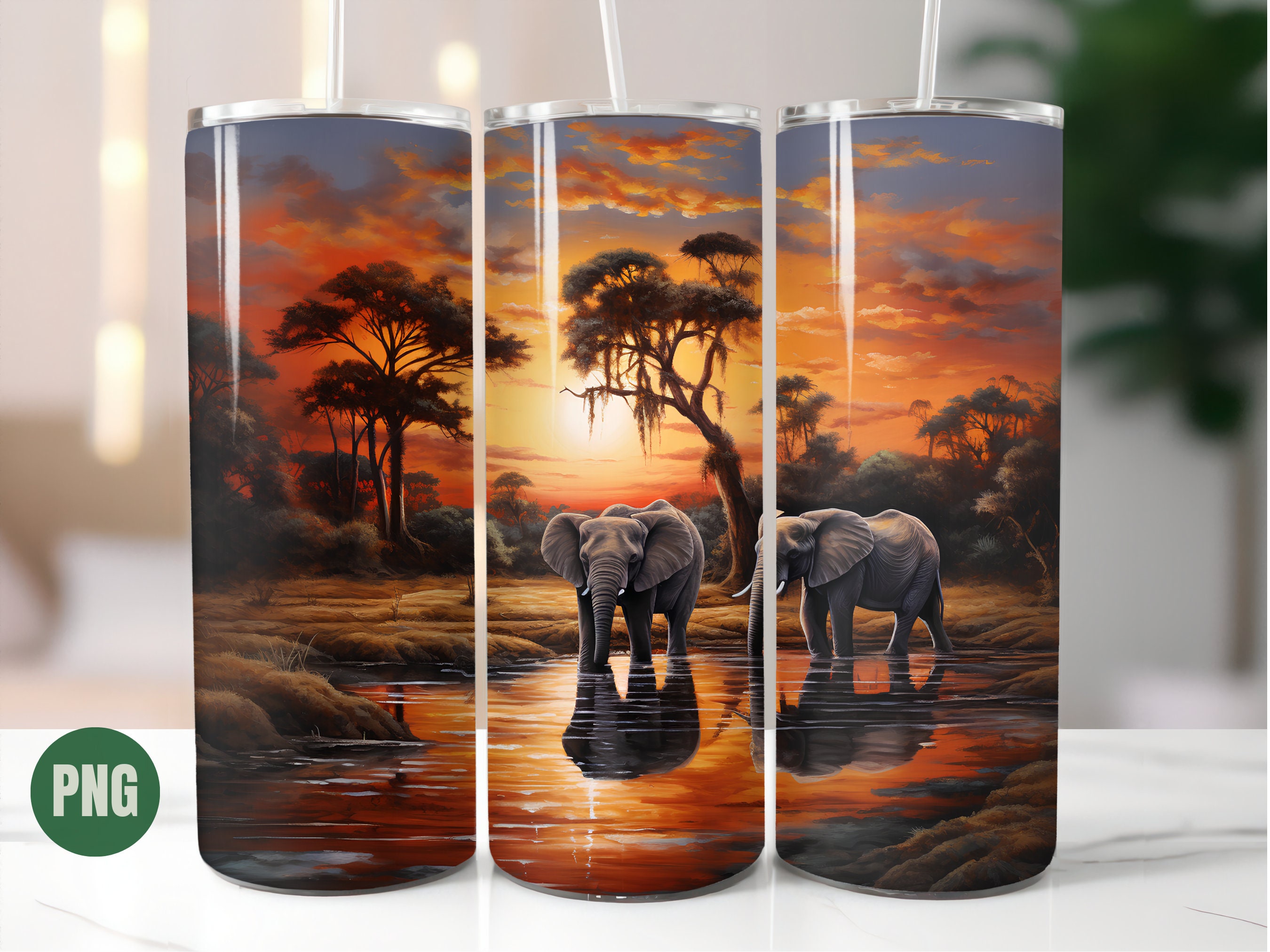 Elephant Tumbler Accessories Graphic by SmartTemple · Creative Fabrica