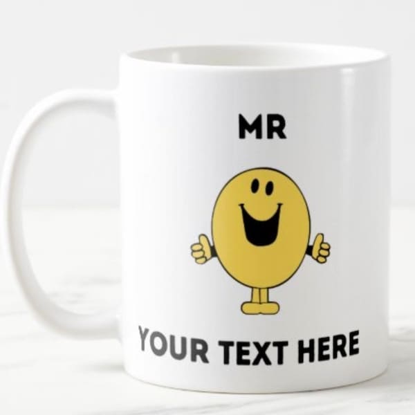 Mr Men Personalised Mug