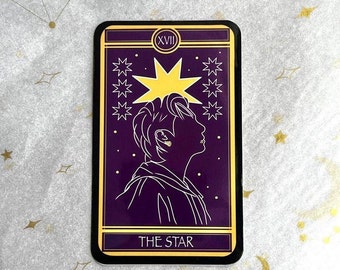 Jungkook Inspired Tarot Card Style Sticker