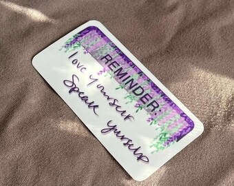 BANGTAN Love Yourself Speak Yourself Inspired Reminder Sticker