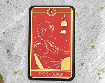 RM  Inspired Tarot Card Style Sticker