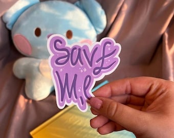 Save Me & I’m Fine Bangtan Inspired Ambigram Sticker