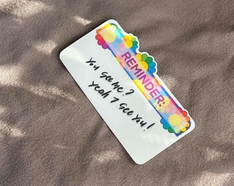 BANGTAN J-Hope Quote Inspired Reminder Sticker