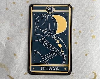 Park Jimin Inspired Tarot Card Style Sticker