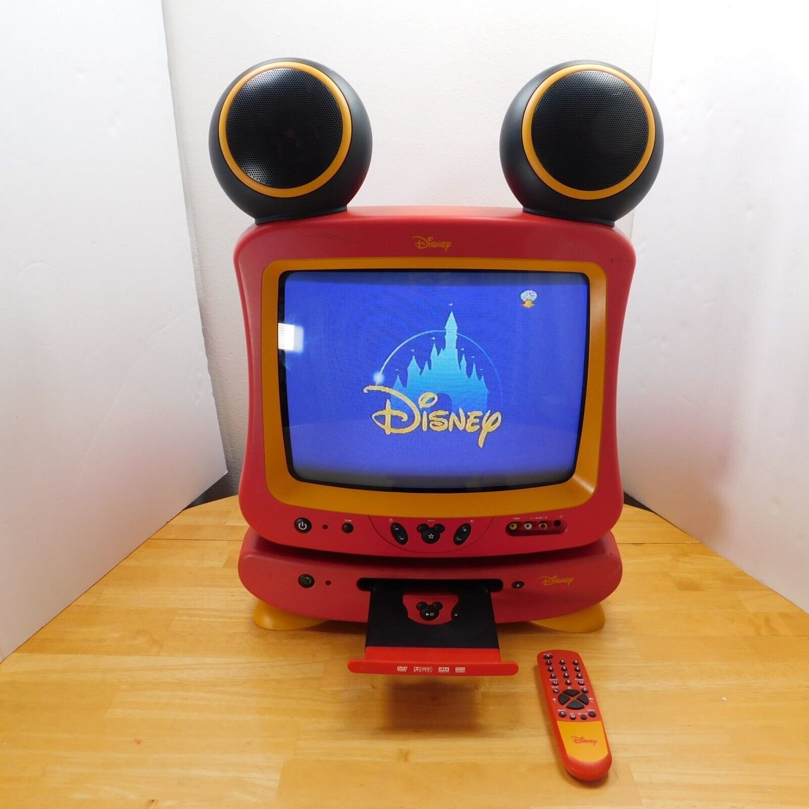 Disney ミッキー テレビ ディズニー ミッキーマウス型テレビ＆DVDプレーヤー - メルカリ