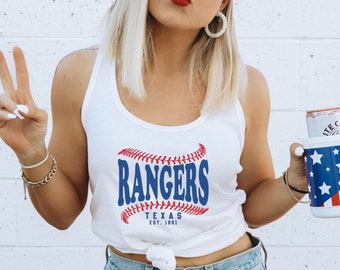 Rangers Baseball Racerback Tank, Rangers Shirt, Rangers Baseball, Baseball Shirt, Rangers Womans Shirt, Ranger Fan, Texas Baseball, Baseball