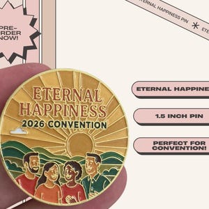 2026 JW Convention Pin • Eternal Happiness Soft Enamel Pin