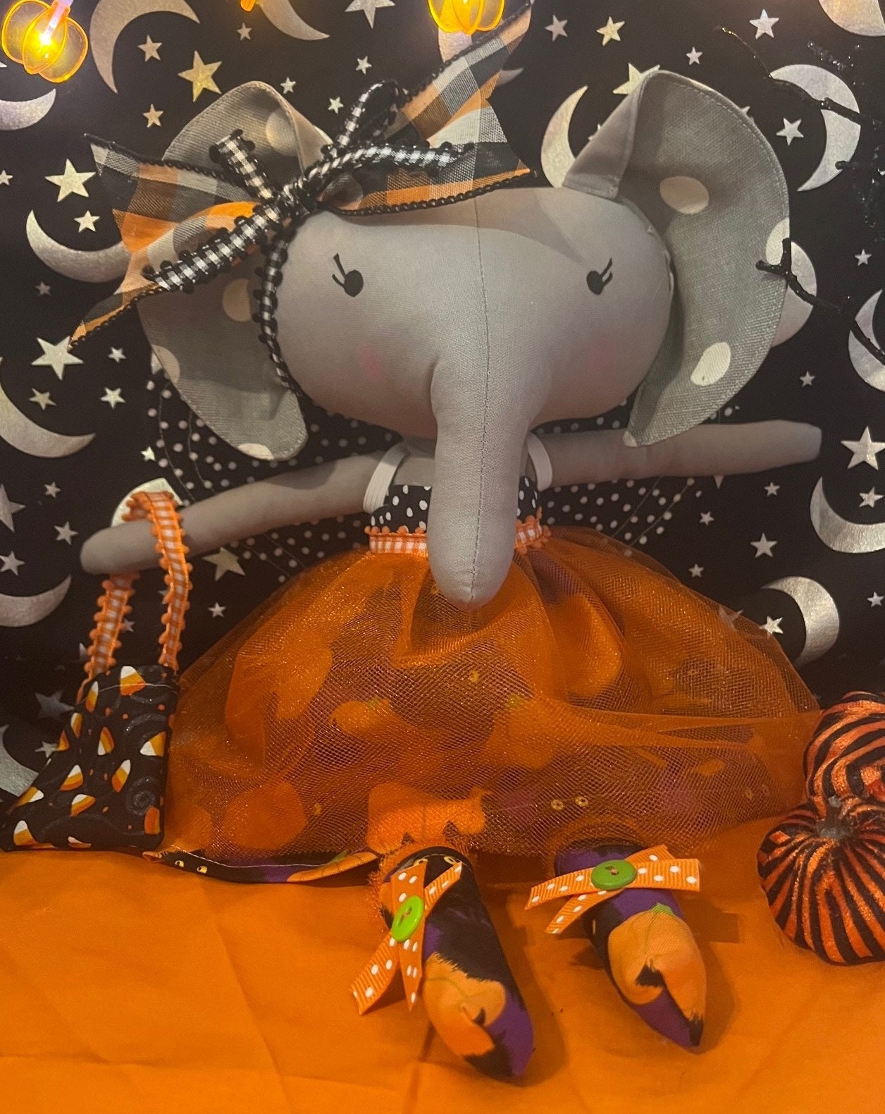 Ellie the Elephant/ Handsewn Elephant Rag Doll Etsy