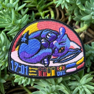 Starfleet Sleepy Kitty Embroidered Patch