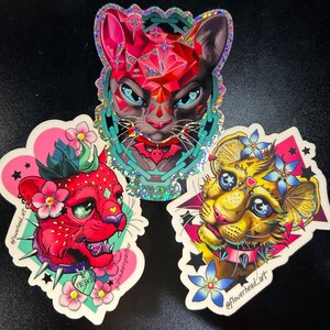 Sassy Street Cat Sticker Pack