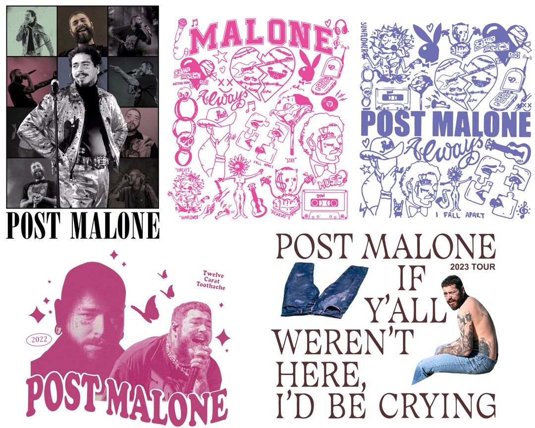 Post Malone Png Post Malone Merch Post Malone 2023 Tour Etsy
