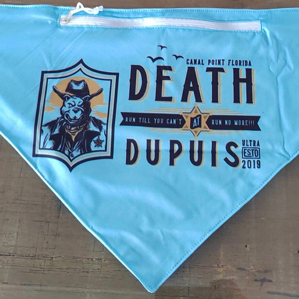 Ice Bandana for runners and athletes! 2 designs! Death at Dupuis or Vero Beach Octopus Ultra