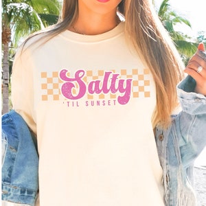 Coconut Girl Shirt Ocean Inspired Style Salty Shirt Preppy Stuff Coconut Girl Clothes Sunset Summer Shirt Mermaidcore Retro Beachy Shirts