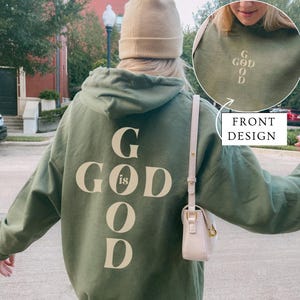 God Is Good Sweatshirt Hoodie Sweatshirt Christian Message Jesus Sweatshirt God Is Good Shirt Christian Clothes Christian Hoodie God Hoodie