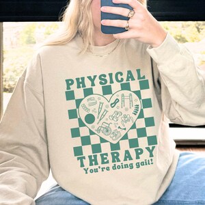 Physiotherapie-Sweatshirt PTA-Shirt Physiotherapie-Hemden DPT-Abschluss-Geschenk Physiotherapeut-Sweatshirts Physiotherapeut-Geschenk