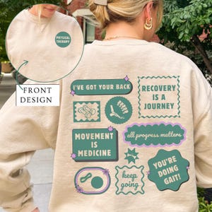 Physiotherapie Sweatshirt PTA Shirt Physiotherapie Shirt DPT Abschluss Geschenk Physiotherapeut Sweatshirt Retro Physiotherapeut Geschenk