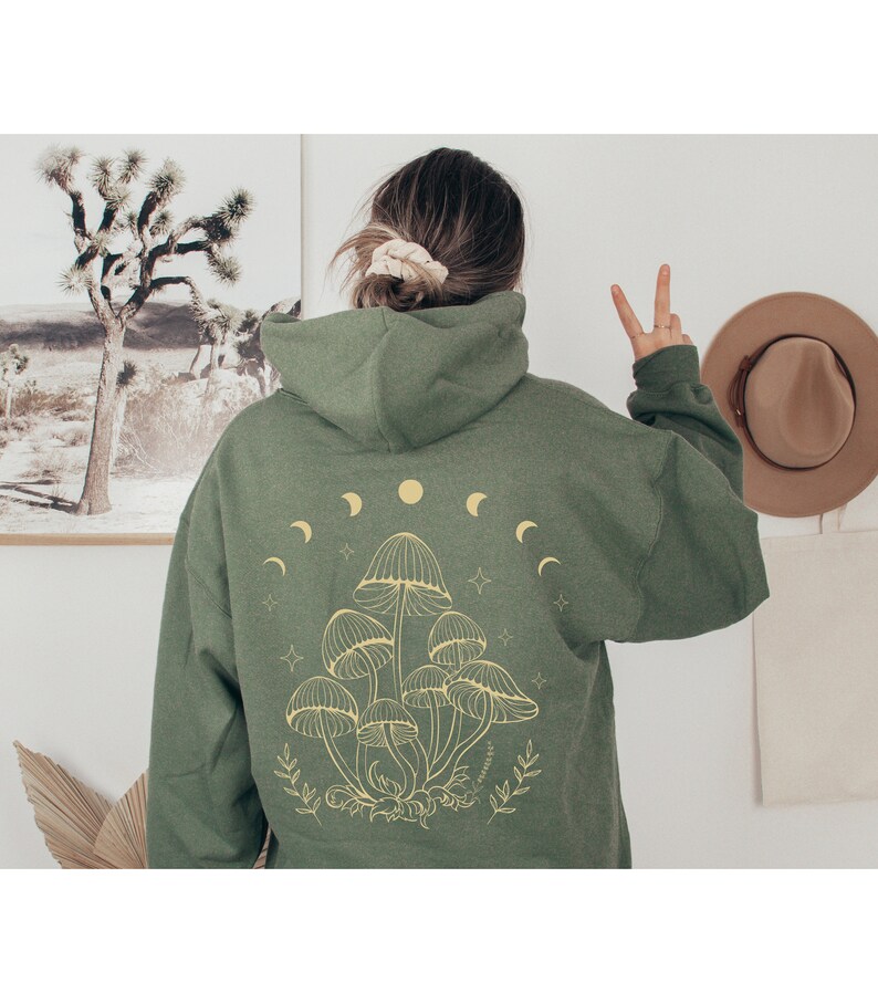 Mushroom Hoodie Mushroom Sweatshirt Mushroom Gifts One Piece Hoodie ...