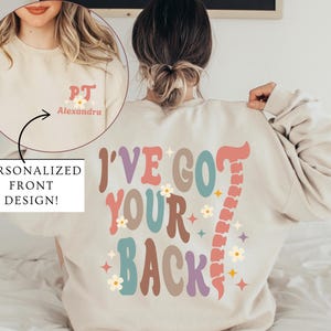 Custom Physical Therapy Sweatshirt PTA Shirt Personalized Physical Therapy Shirt DPT Graduation Gift Physical Therapist Sweatshirt PT Shirt