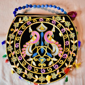 Handmade Embroidered Potli Bag | Indian Wedding Favor Clutch