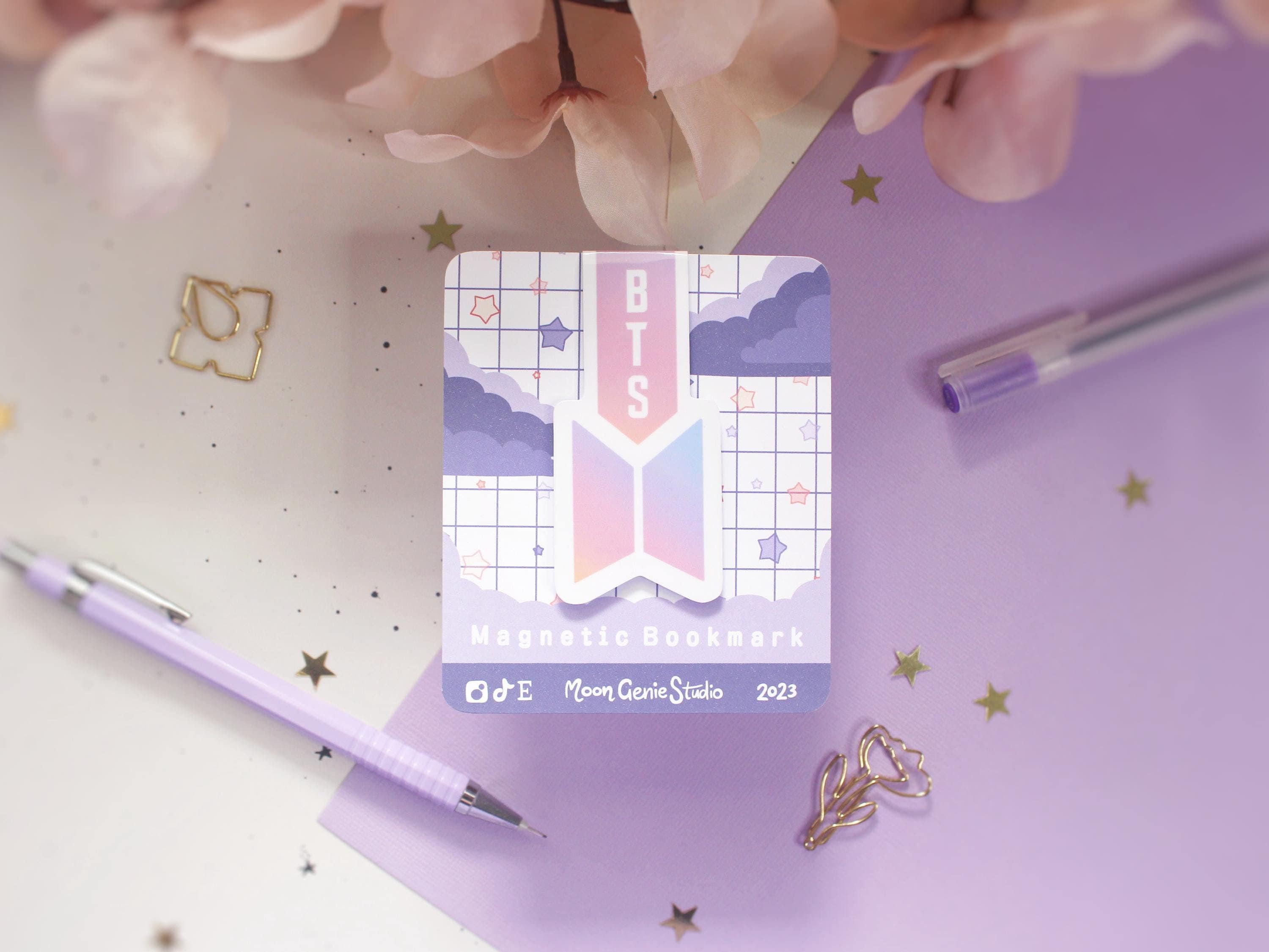 Bts Bookmark Magnet - Etsy