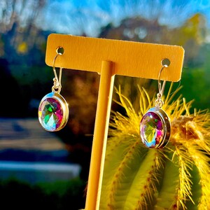Mystic Topaz Drop Earrings