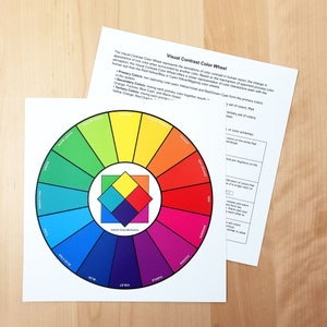 Visual Contrast Color Wheel