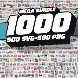 500+ SVG Designs Bundle: Clipart, Ornaments, Cut Files (Digital Download)