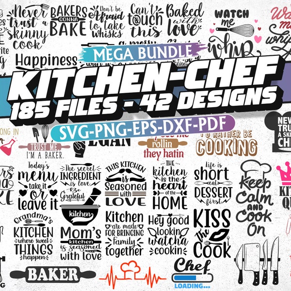 Kitchen Svg Bundle, Chef svg, Baking Svg, Funny Kitchen svg, Kitchen Quotes Svg, Potholder Svg, Baking Svg, Cooking Svg,Svg Files For Cricut