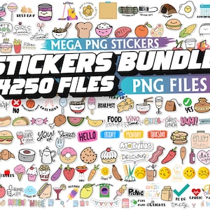 Mega Sticker Png Bundle, Printable Stickers, Sticker Designs, Stickers Png, sticker download, PNG Printable Stickers, png, instant download