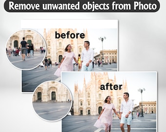 Photo Editing: Remove Objects or People (Digital File)