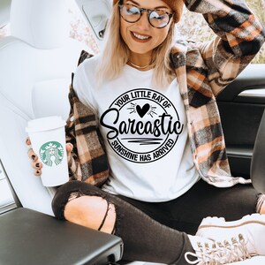 Your Little Ray of Sarcastic Sunshine T-shirt, Sarcastic Shirt, Funny Shirt, Gifts for Friends, Positive Shirt, Cute shirt